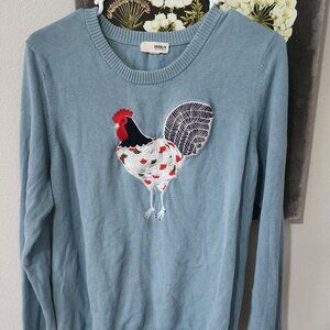 Brooklyn Industries Rooster Sweater XL
